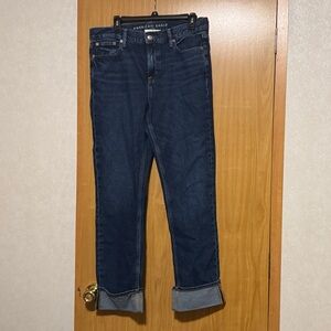 American Eagle Outfitters super high rise Straight Jeans